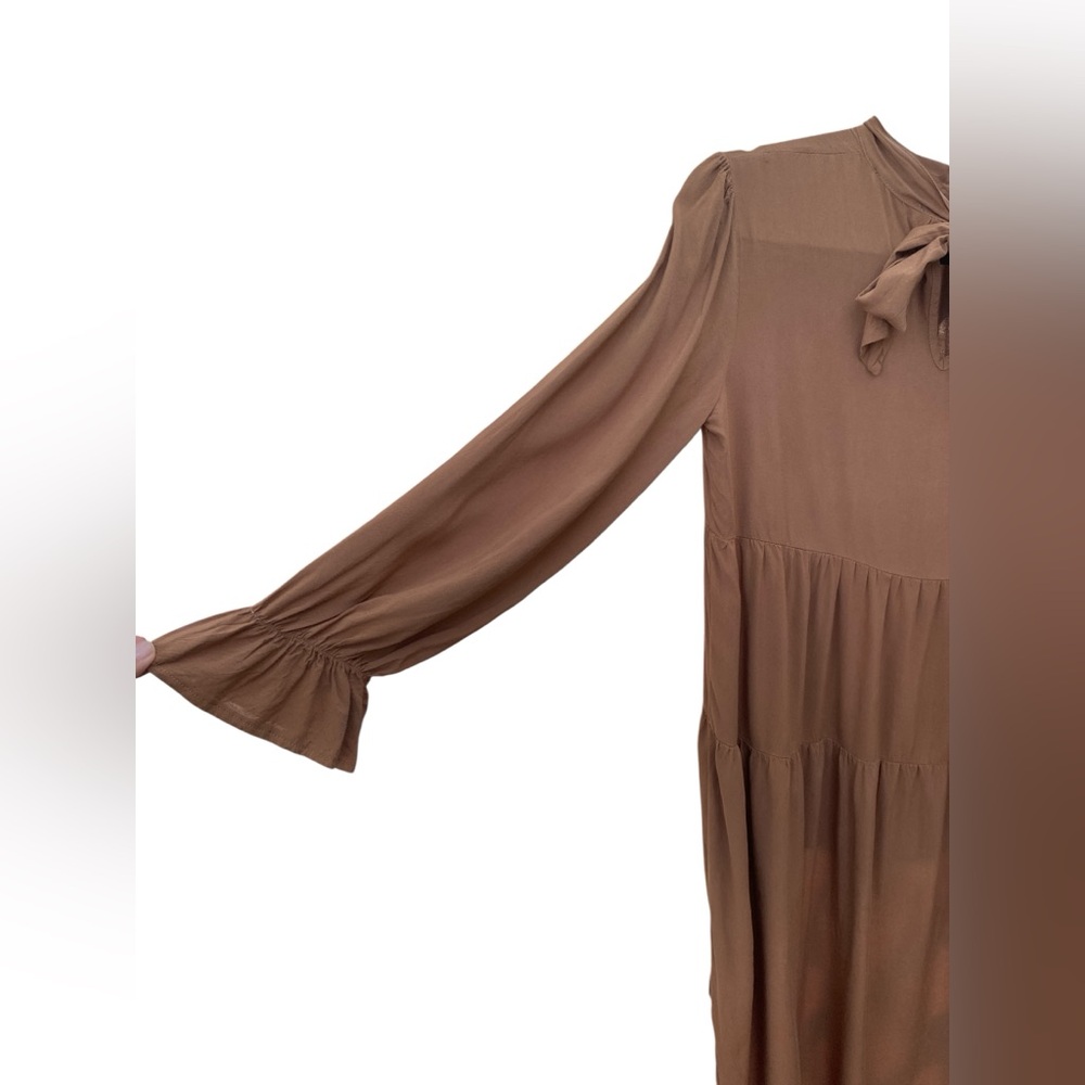 3/$18 Anna-Kaci High-Low Tiered Long Sleeved Ruffled Wrist Women's Top- Size S - Picture 14 of 14